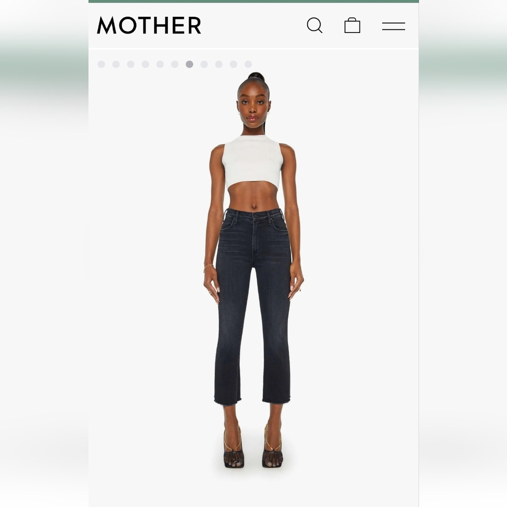 Nwt MOTHER The Hustler Ankle Fray sz.30